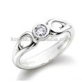 Women 925 sterling silver diamond engagement ring